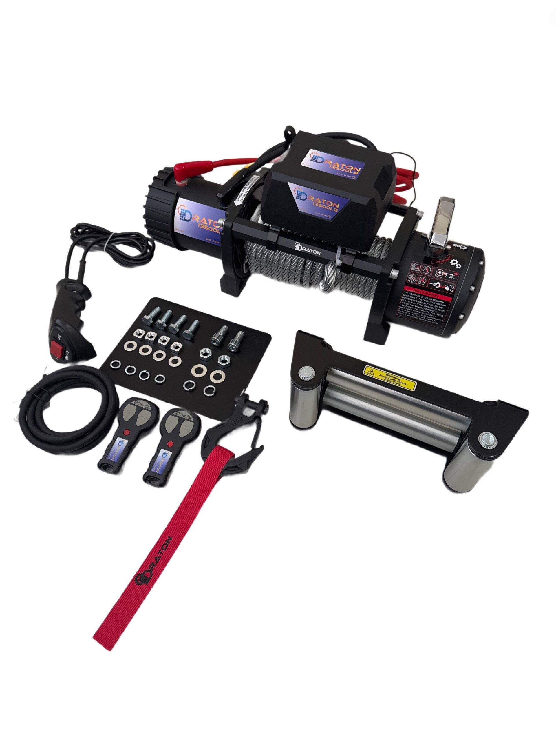 12 VOLT ÇELİK HALATLI VİNÇ