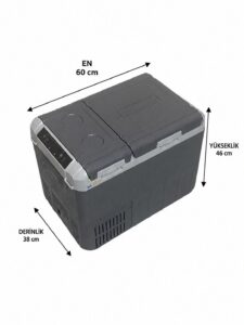 Araç Buzdolabı - 35 LT - Çift Kapak