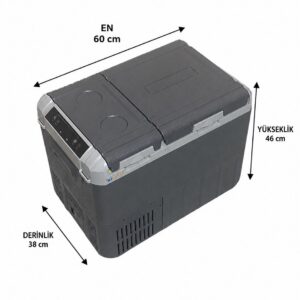 Araç Buzdolabı - 35 LT - Çift Kapak